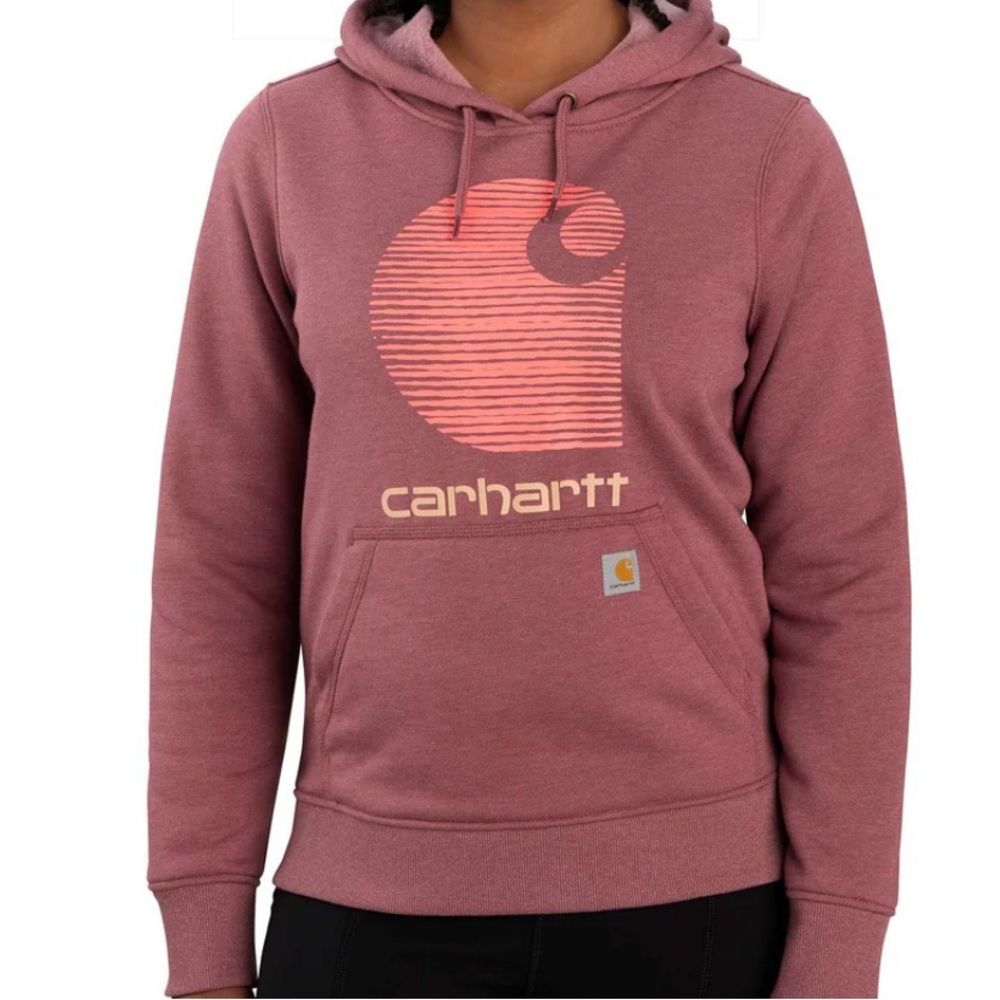Carhartt Rain Defender Relaxed Fit Women’s Logo Hoodie Size ( L )